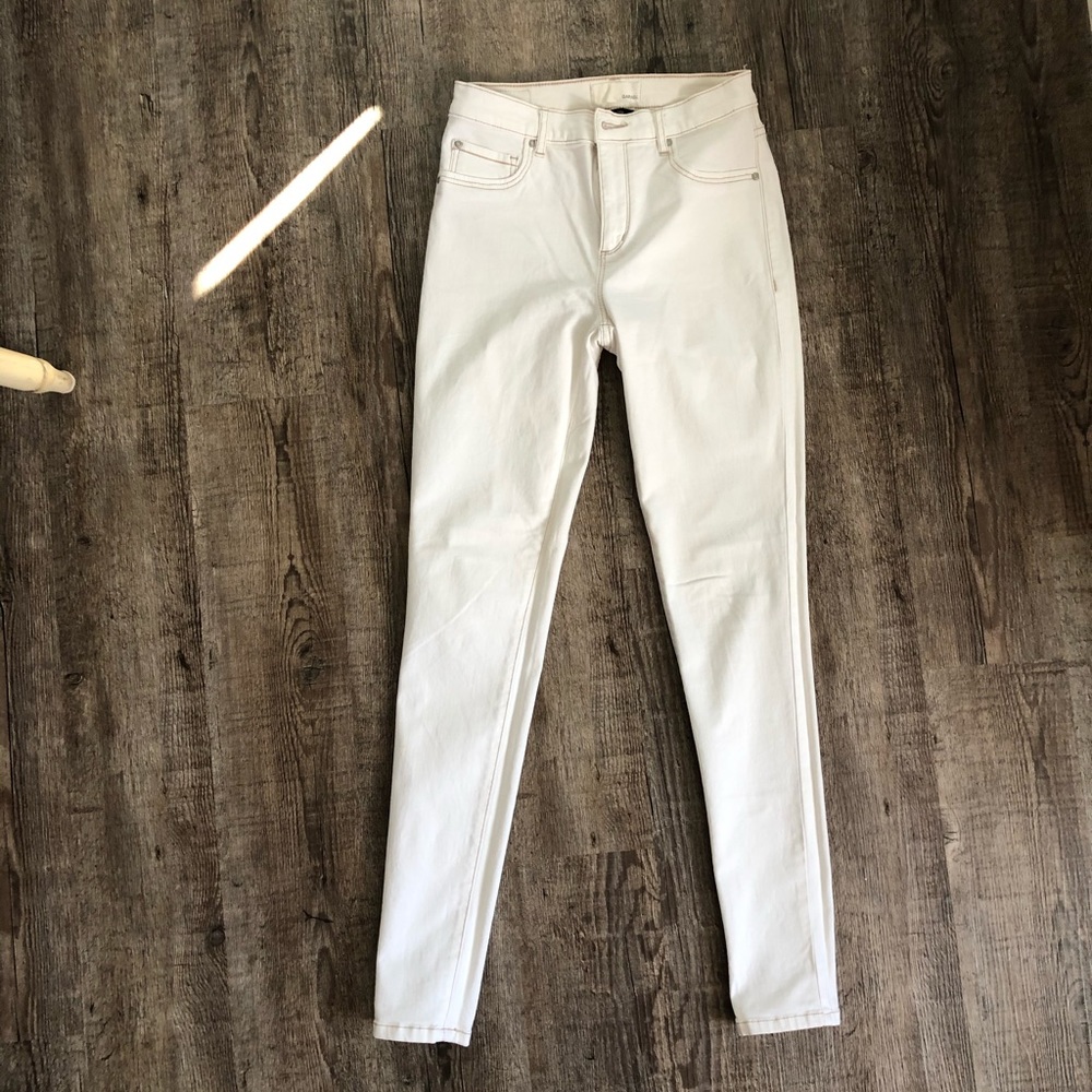 Garage High Waist White Jegging Pants